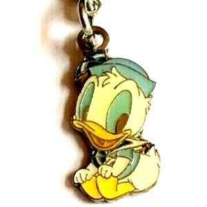 Vintage Disney Donald Duck Charm Clip On For Bracelet Zipper Pull Disney Babies